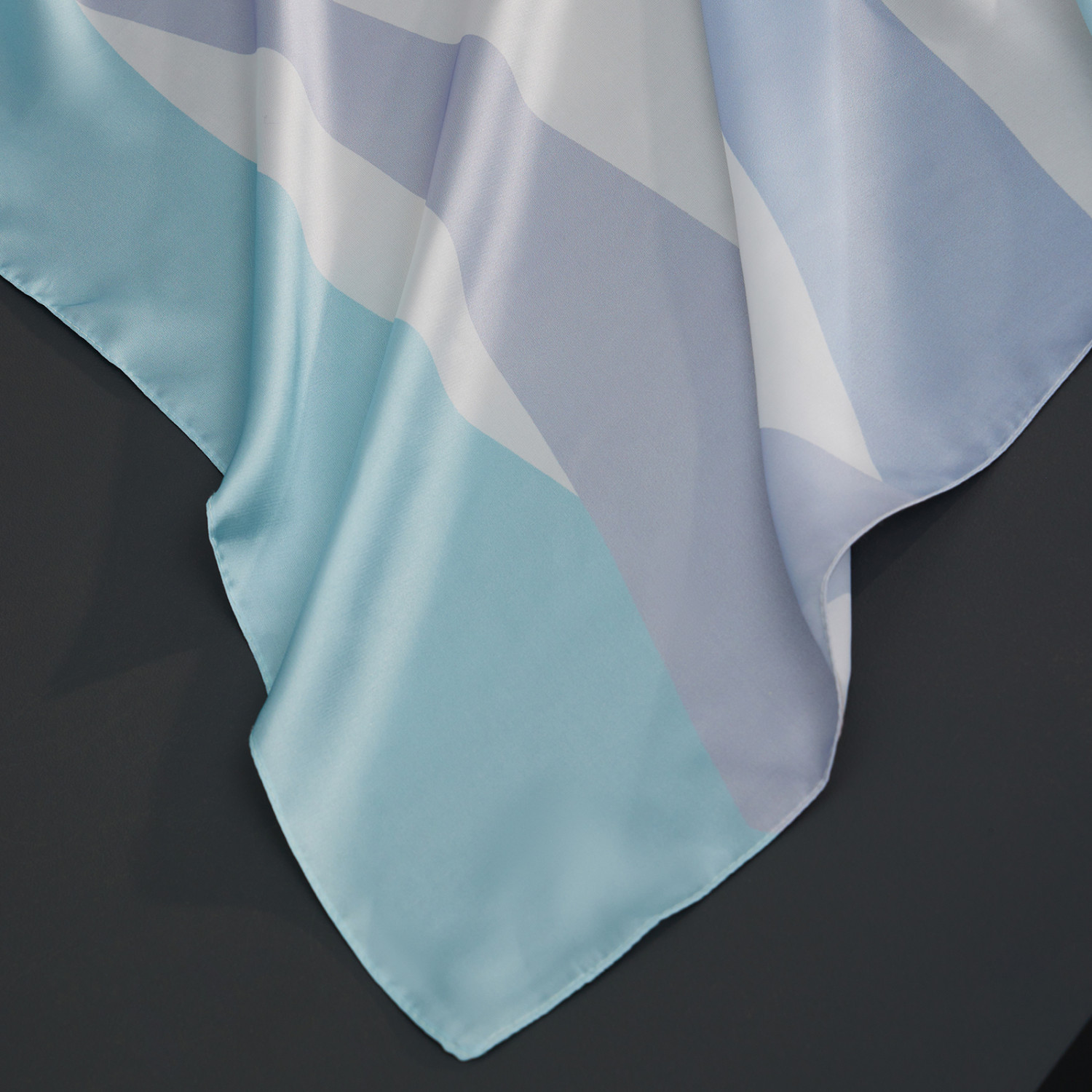 Платок шейный Божественный/Divina, голубой I - фото № 10
