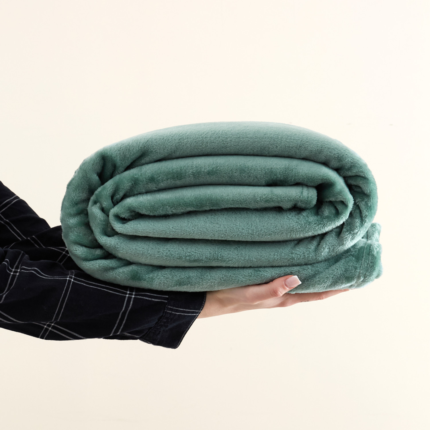 Плед Giardino, зеленый - фото № 7