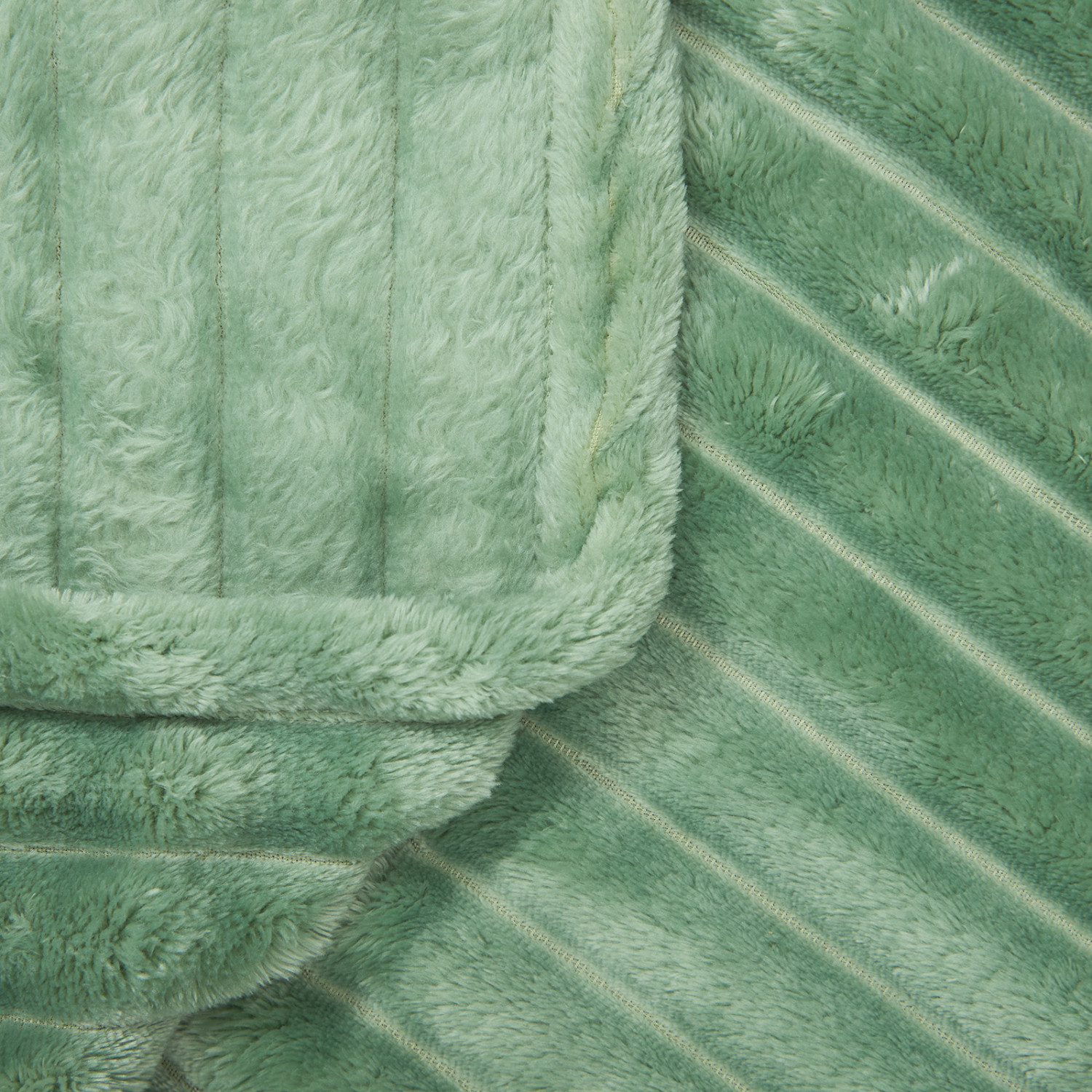 Плед Мягкая полоска/Soft strip, нефрит - фото № 6