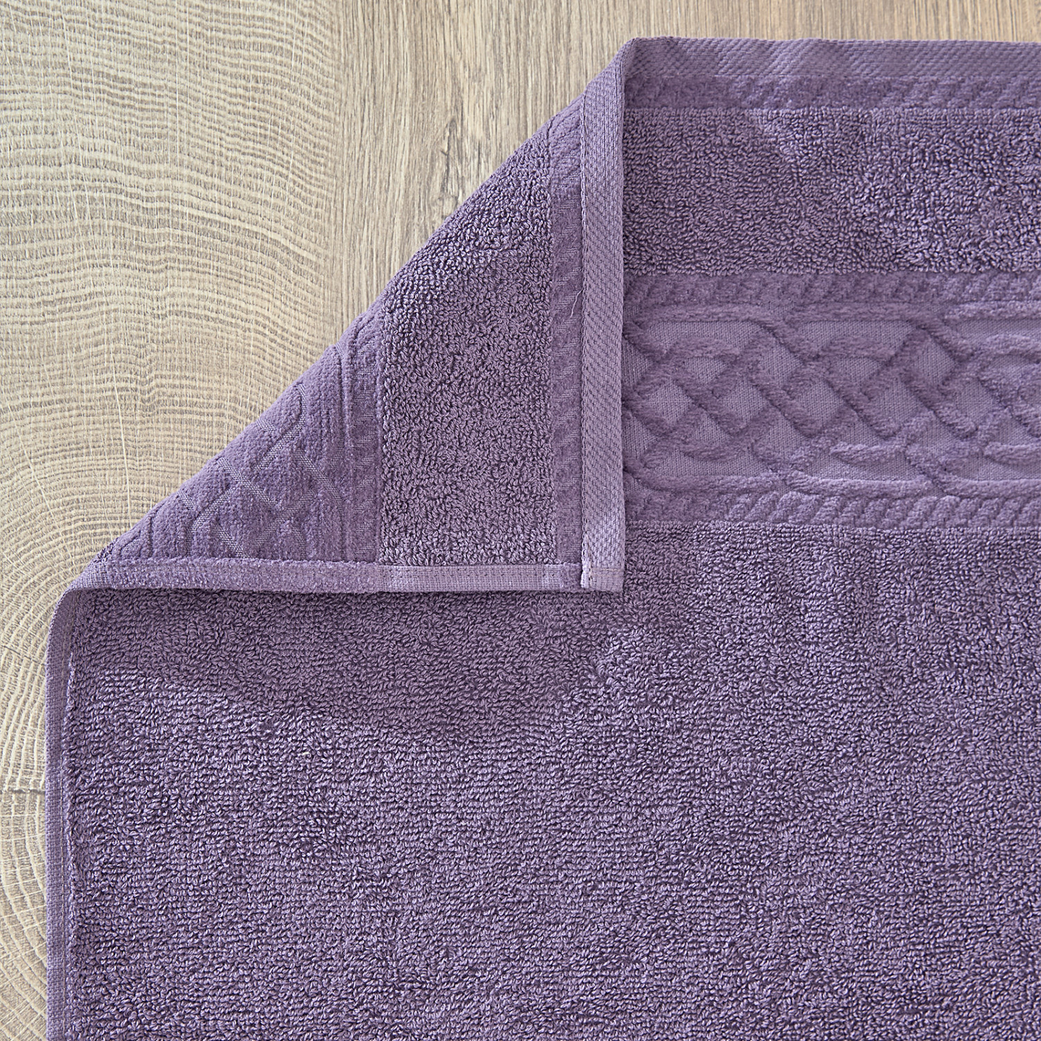 Полотенце махровое Costanza, фиолет - фото № 5