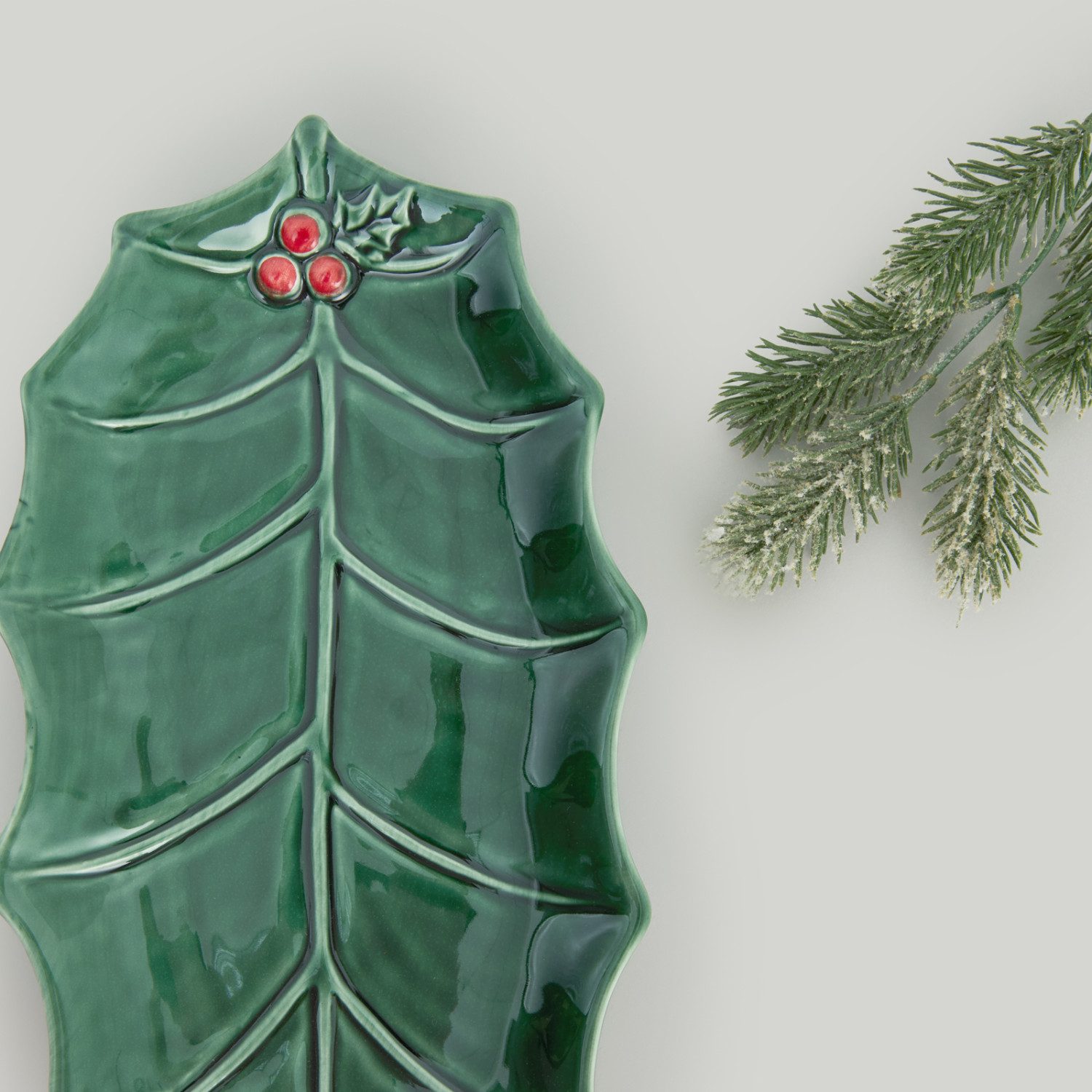 Блюдо Зеленый лист/Foglia Verde III - фото № 8