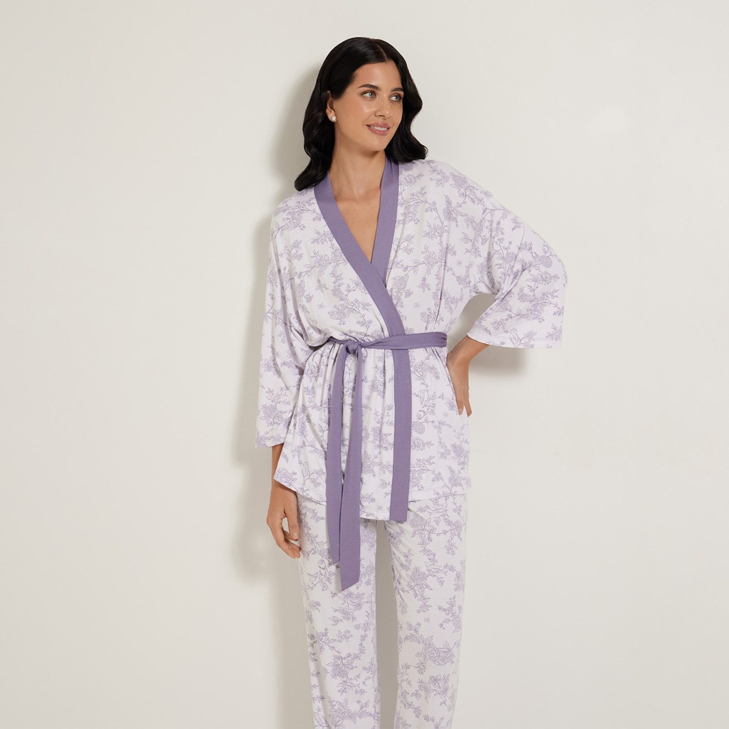 Пижама Сиреневая симфония/Violet symphony III - фото № 4