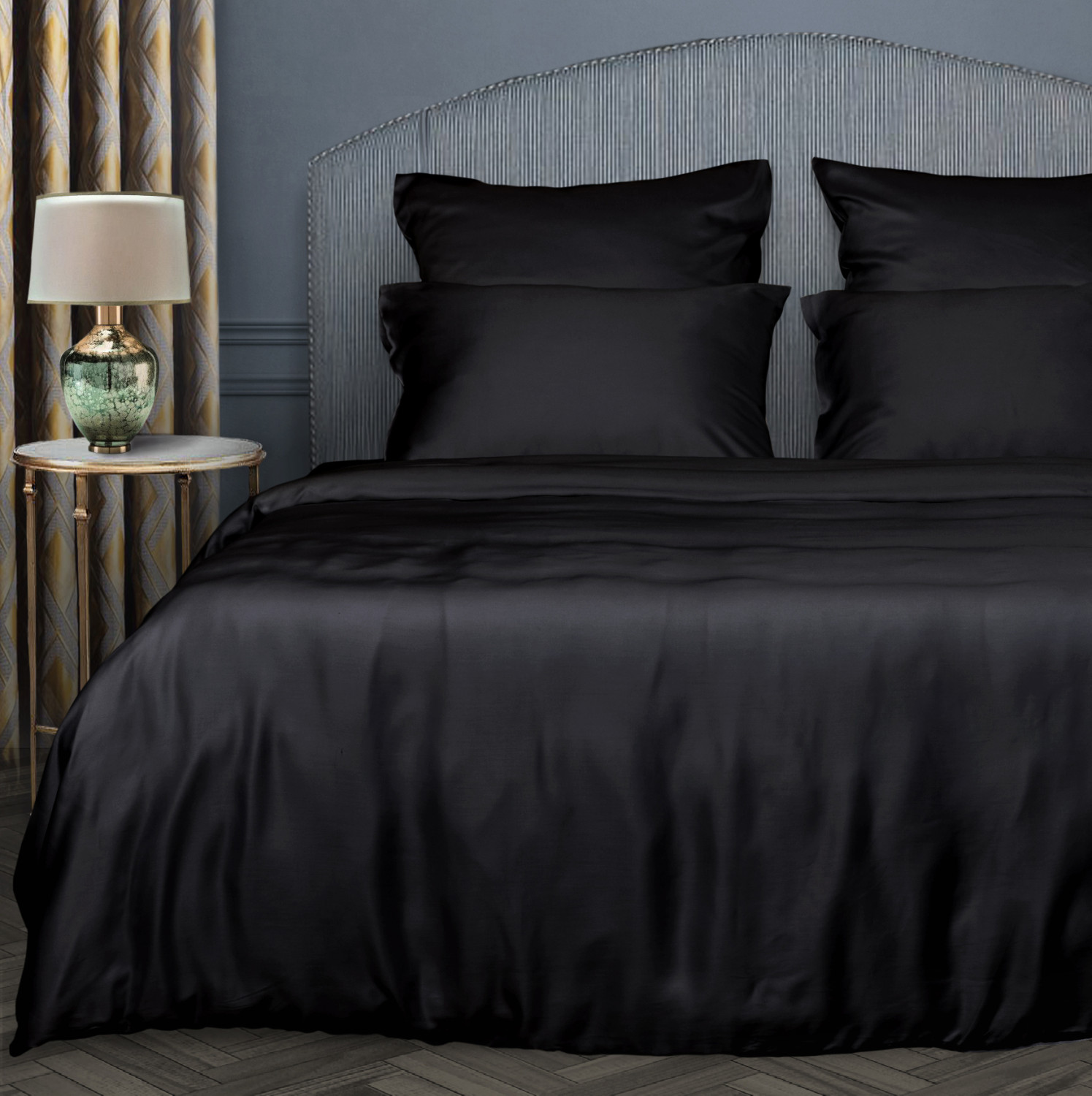 Постельное белье Black, тенсель 41034