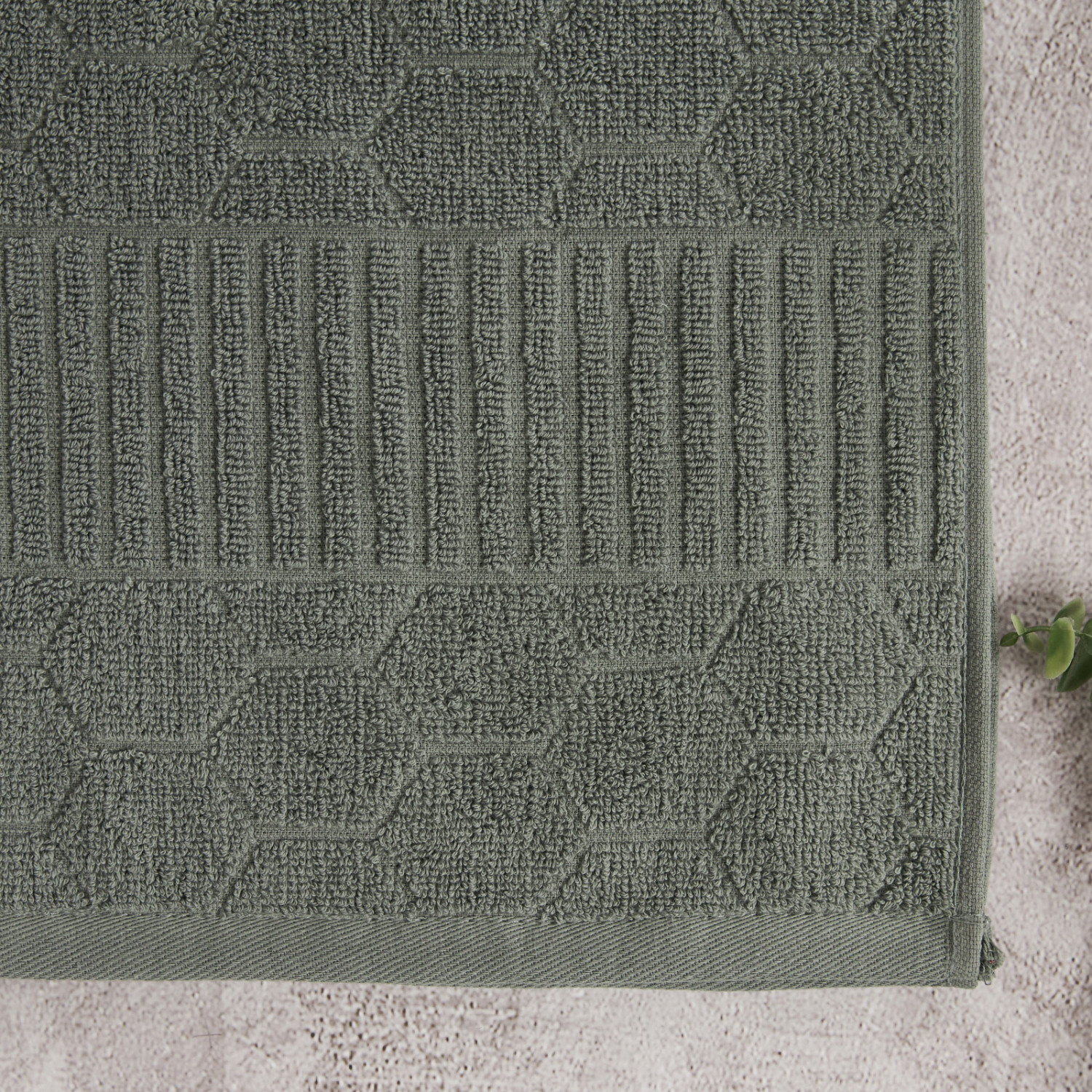 Полотенце махровое Зефир, нефрит - фото № 6