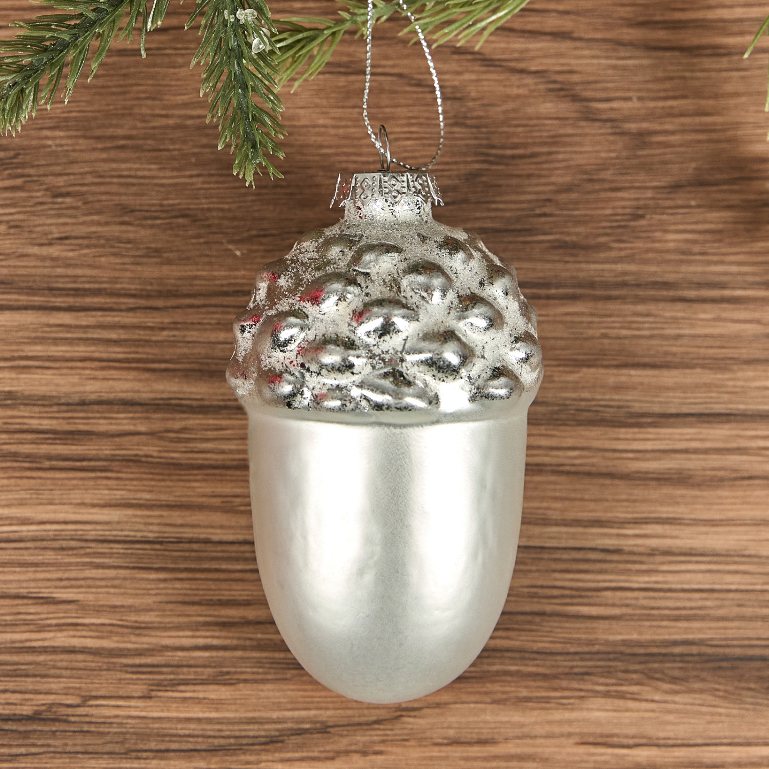 Подвесная декорация Mania, серебряная - фото № 2