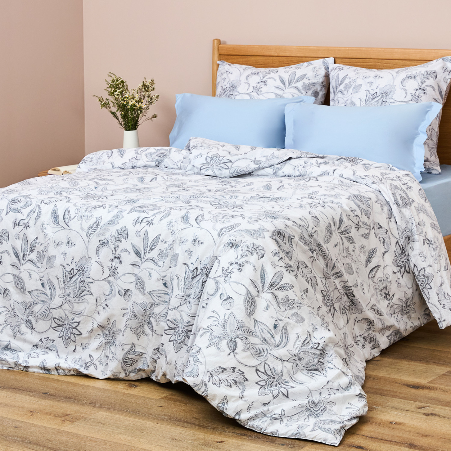 Постельное белье Azzurro, голубое - фото № 6