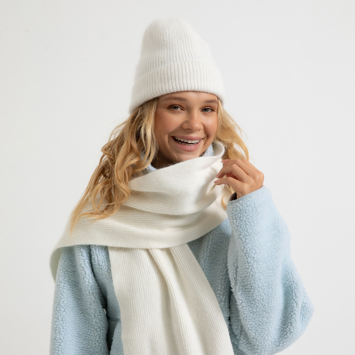 Шарф Skiers, молоко