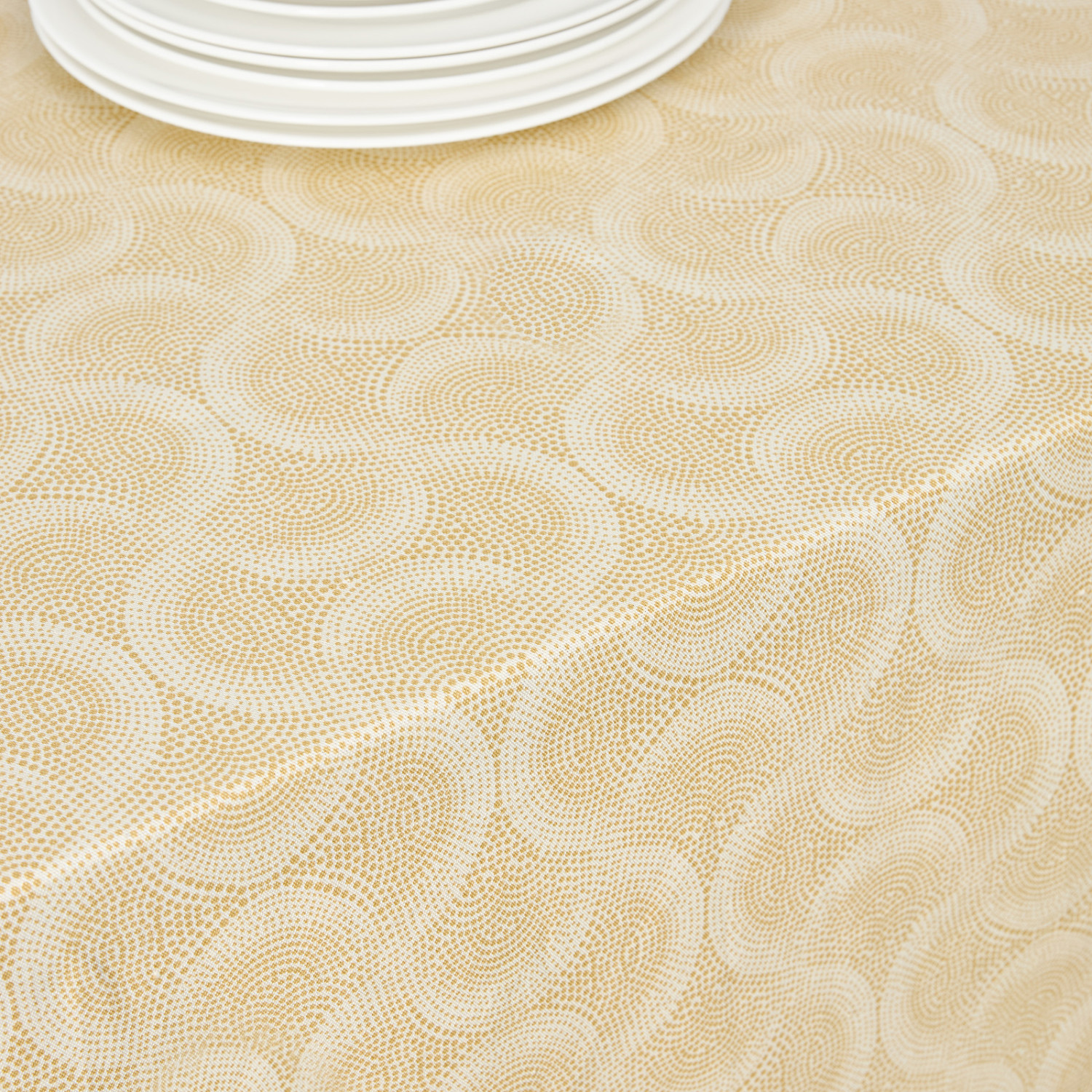 Скатерть Золотое конфетти/Golden confetti - фото № 4