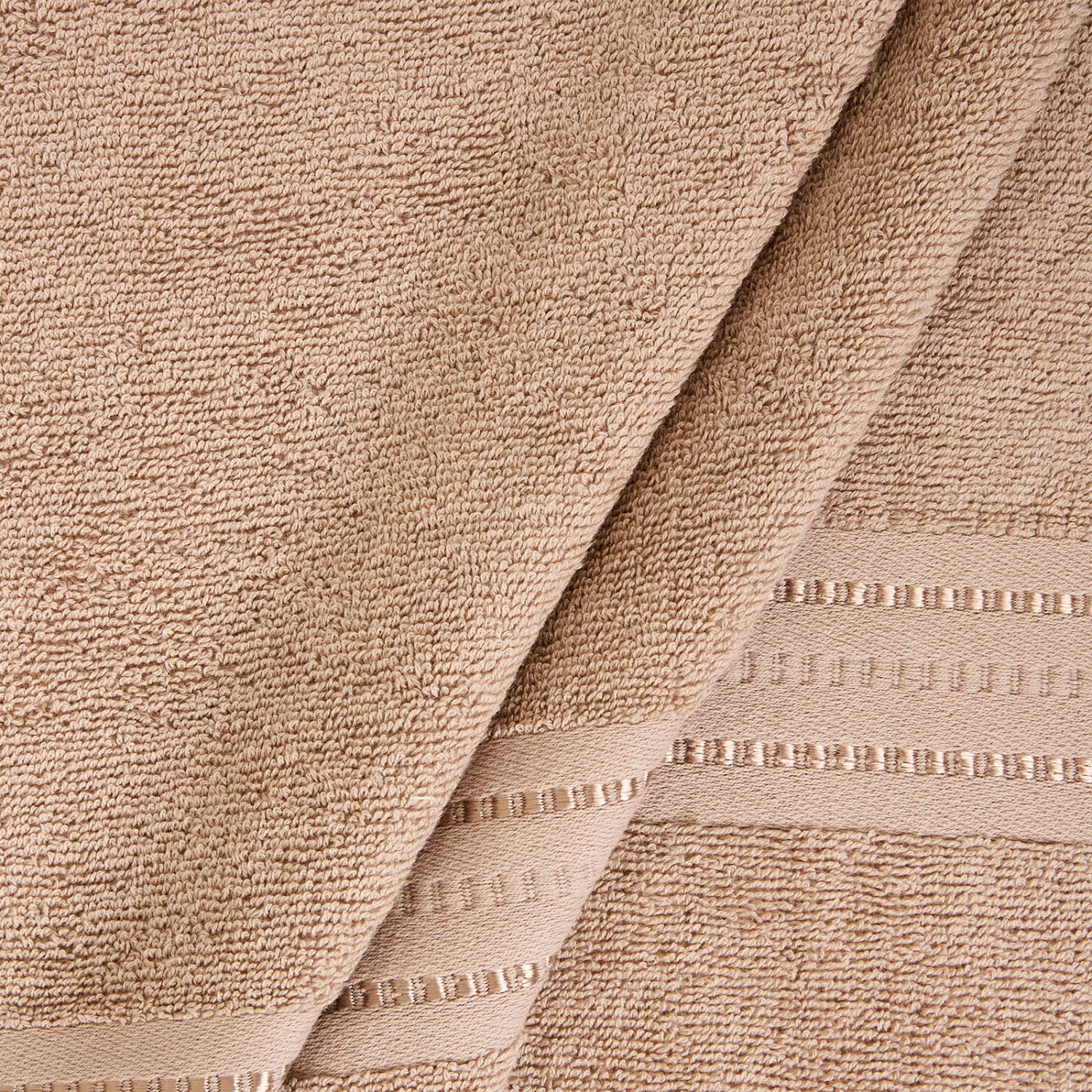 Полотенце махровое Basena, карамель - фото № 4