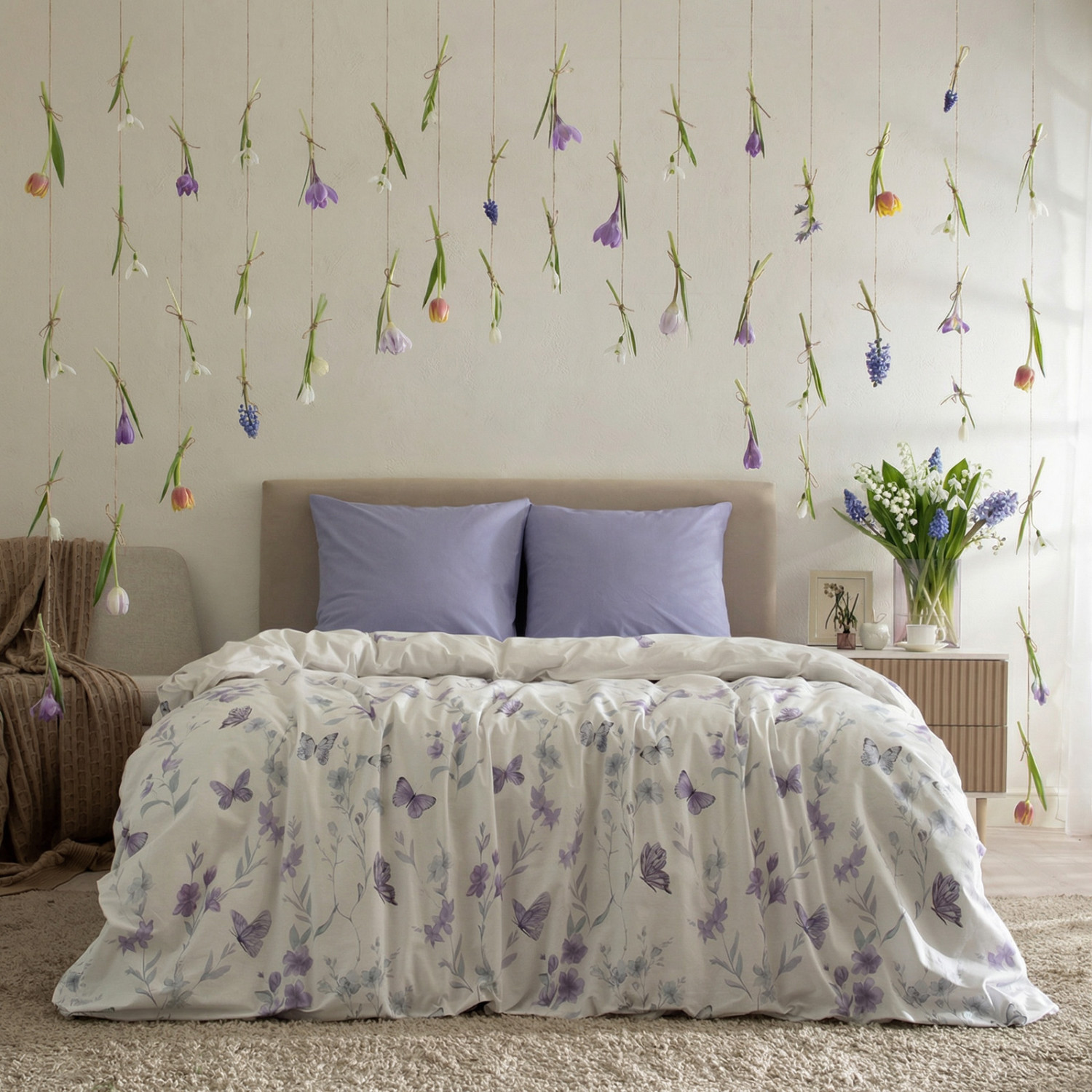 Постельное белье Анцио (светлый) - фото № 14