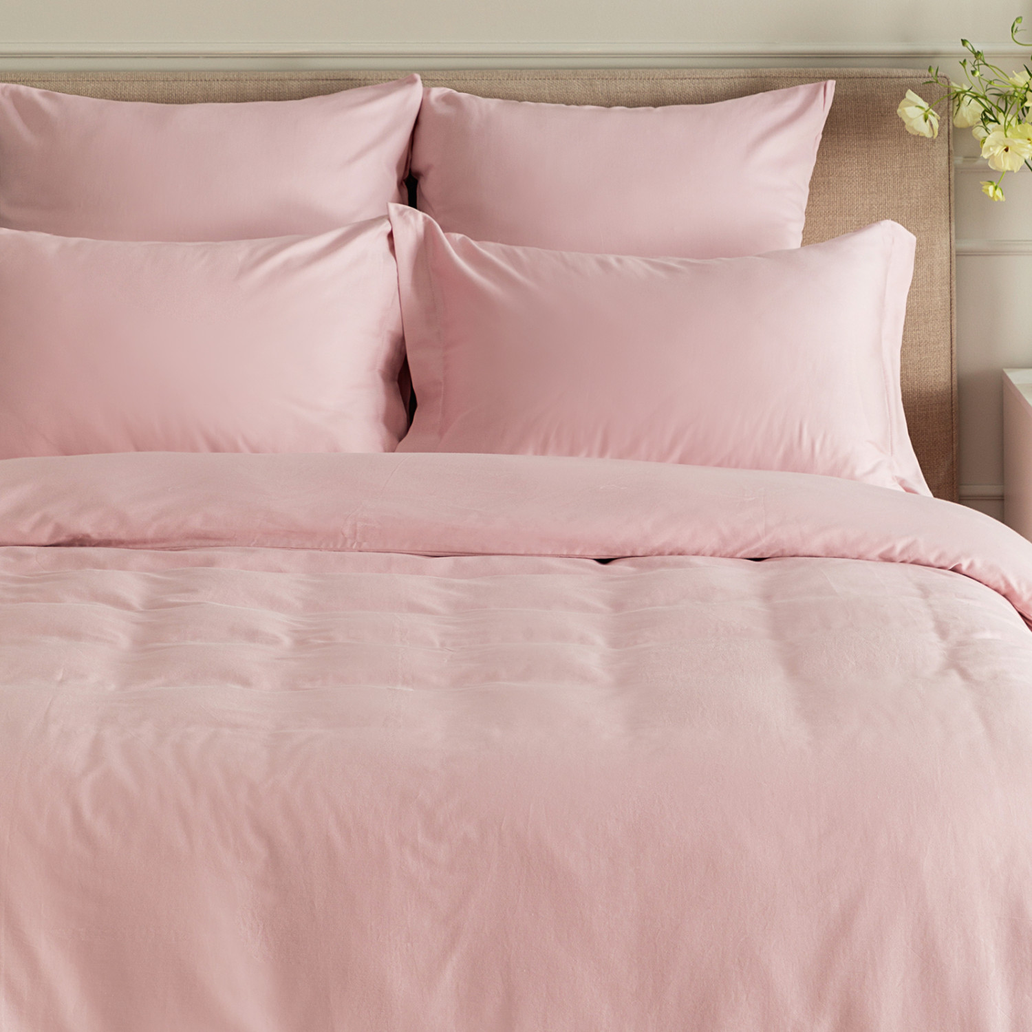 Постельное белье Нежно-розовый/Soft pink, сатин - фото № 3