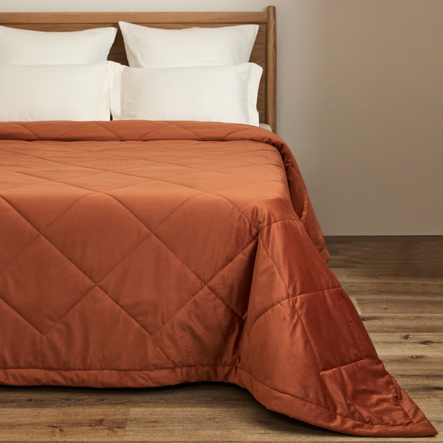 Покрывало Vellut, морковное - фото № 2