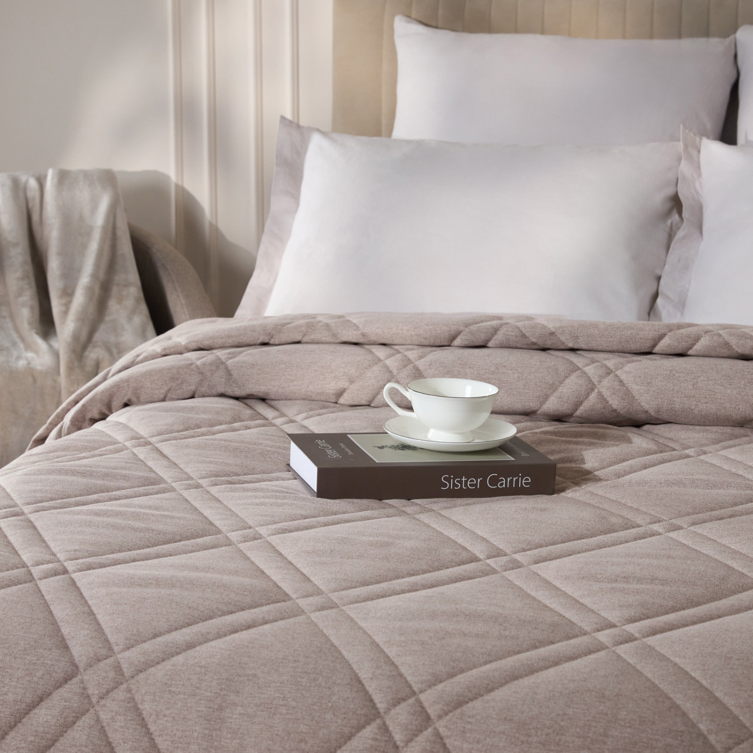 Покрывало Римская/Romana, какао - фото № 3