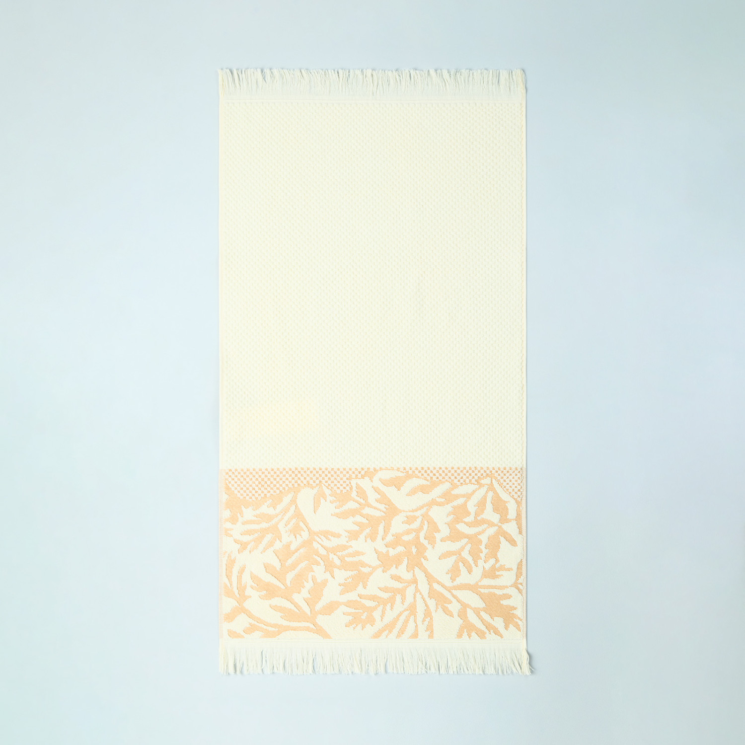 Полотенце махровое Tiziana, бежевое - фото № 4