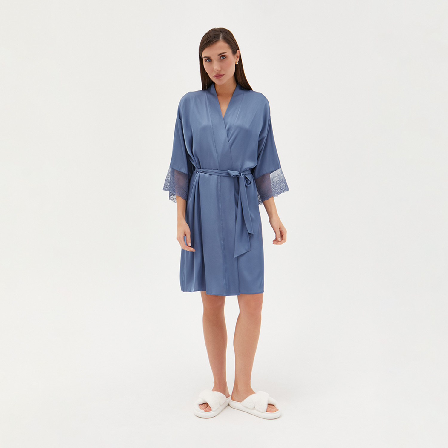 Халат Alisma, сапфир - фото № 5