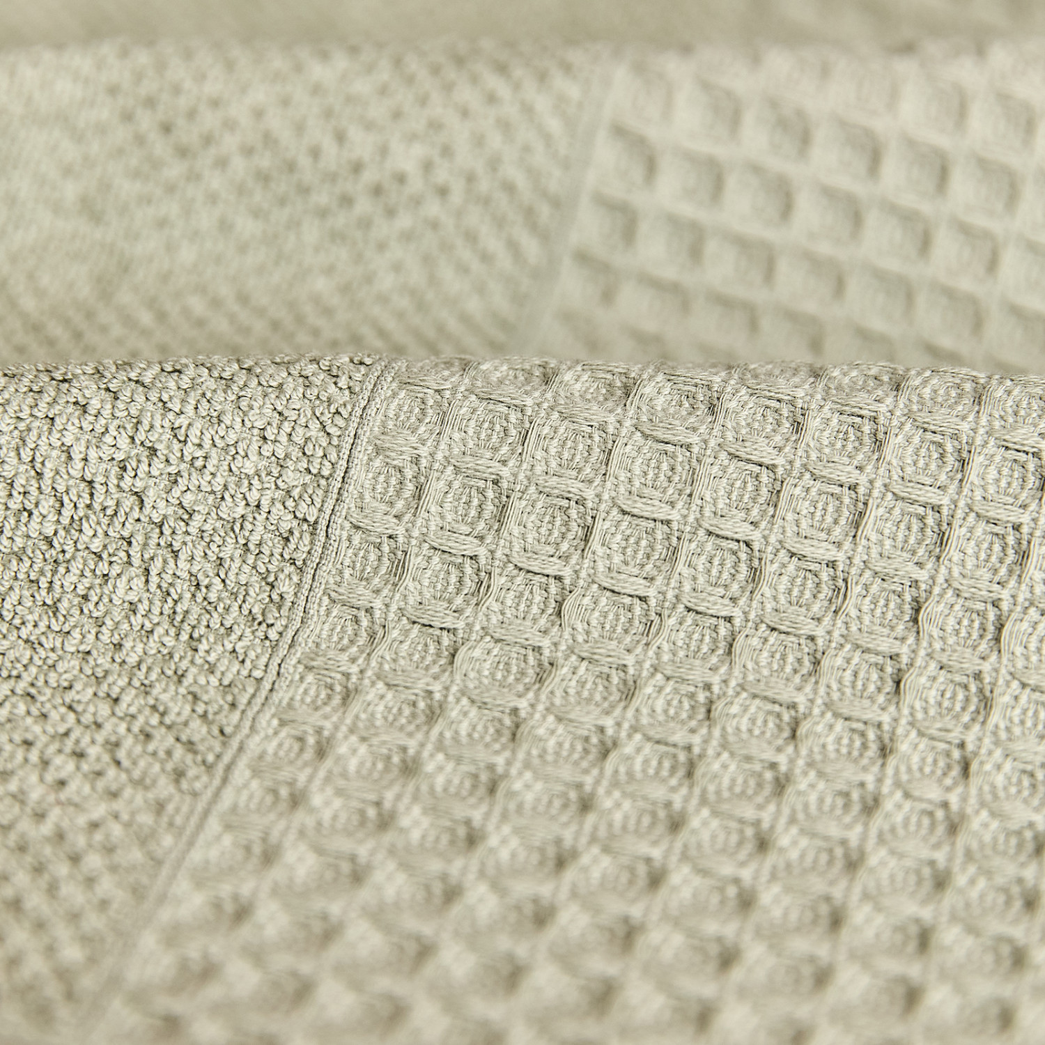 Полотенце махровое Cecile, зеленое - фото № 4