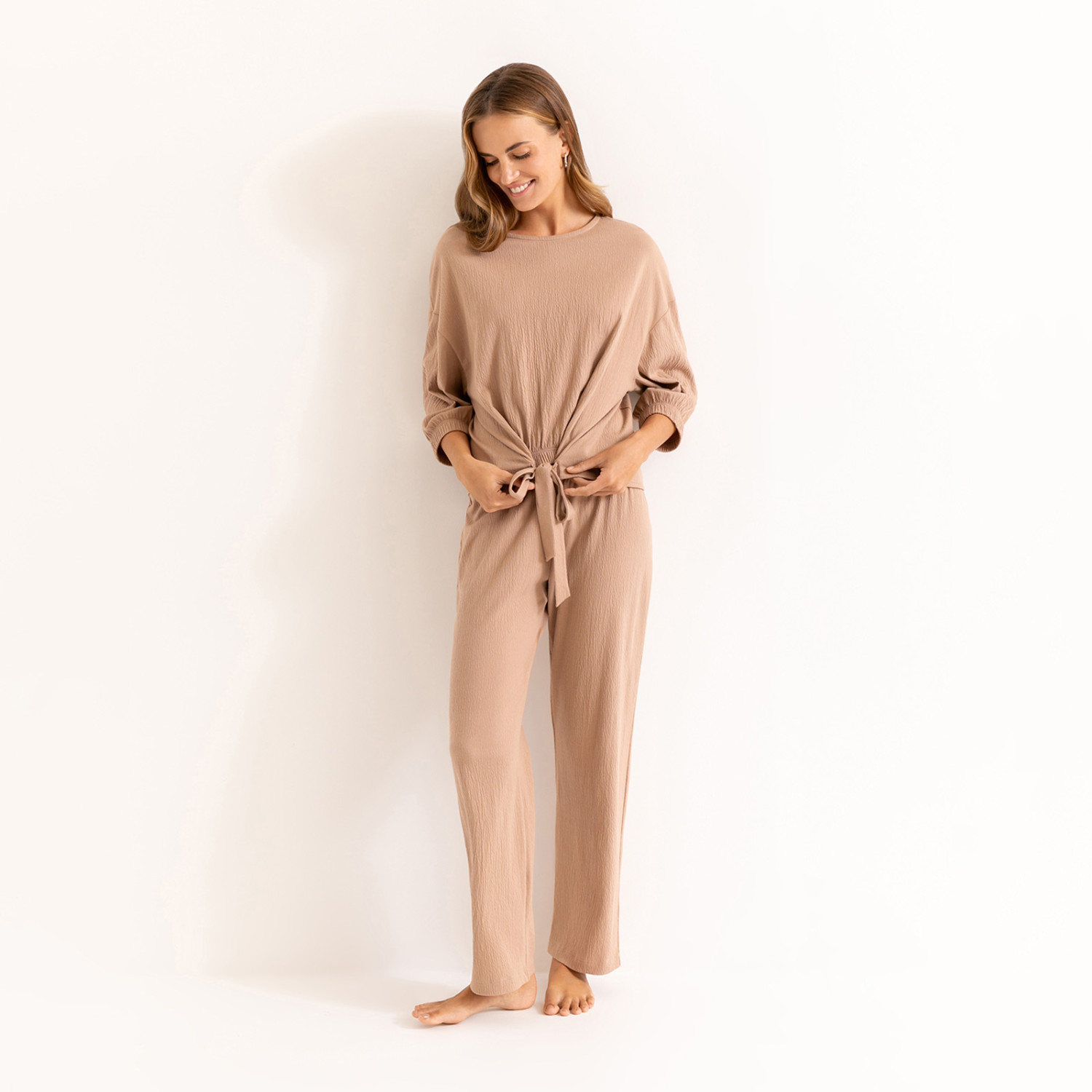 Брюки Elegante, латте - фото № 7