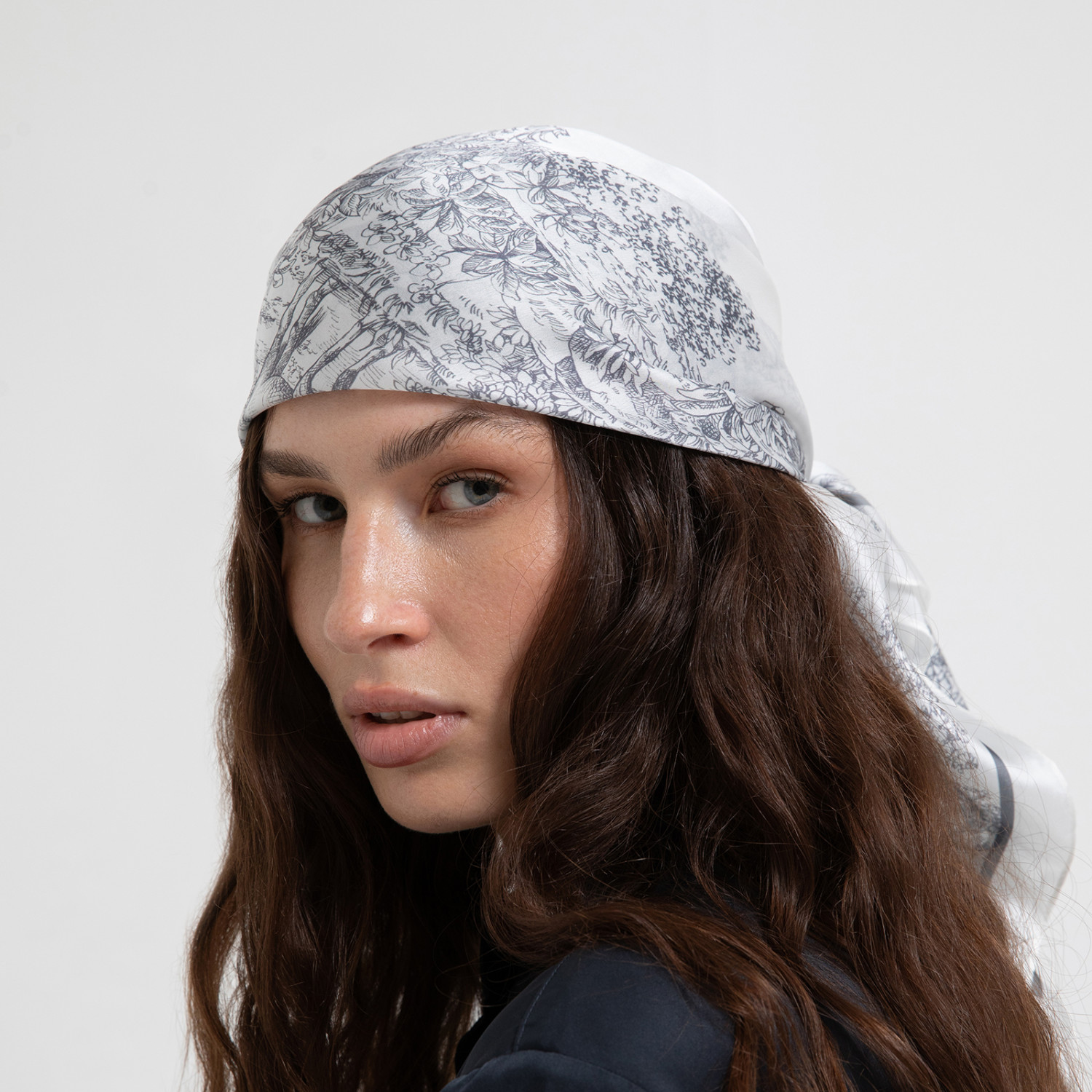 Платок шейный Лошадки/Horses