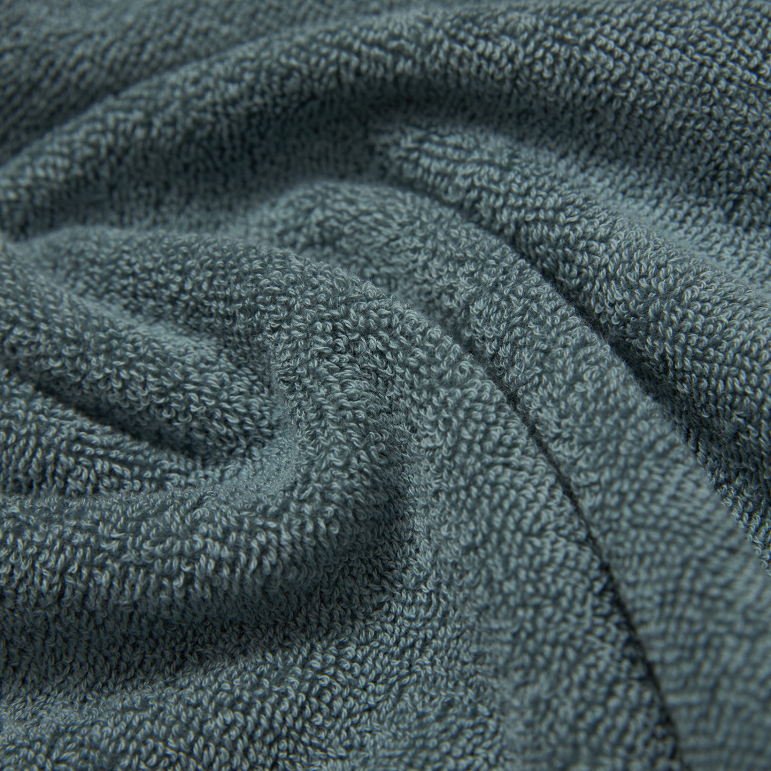 Полотенце махровое Личия/Licia, серо-голубое - фото № 3