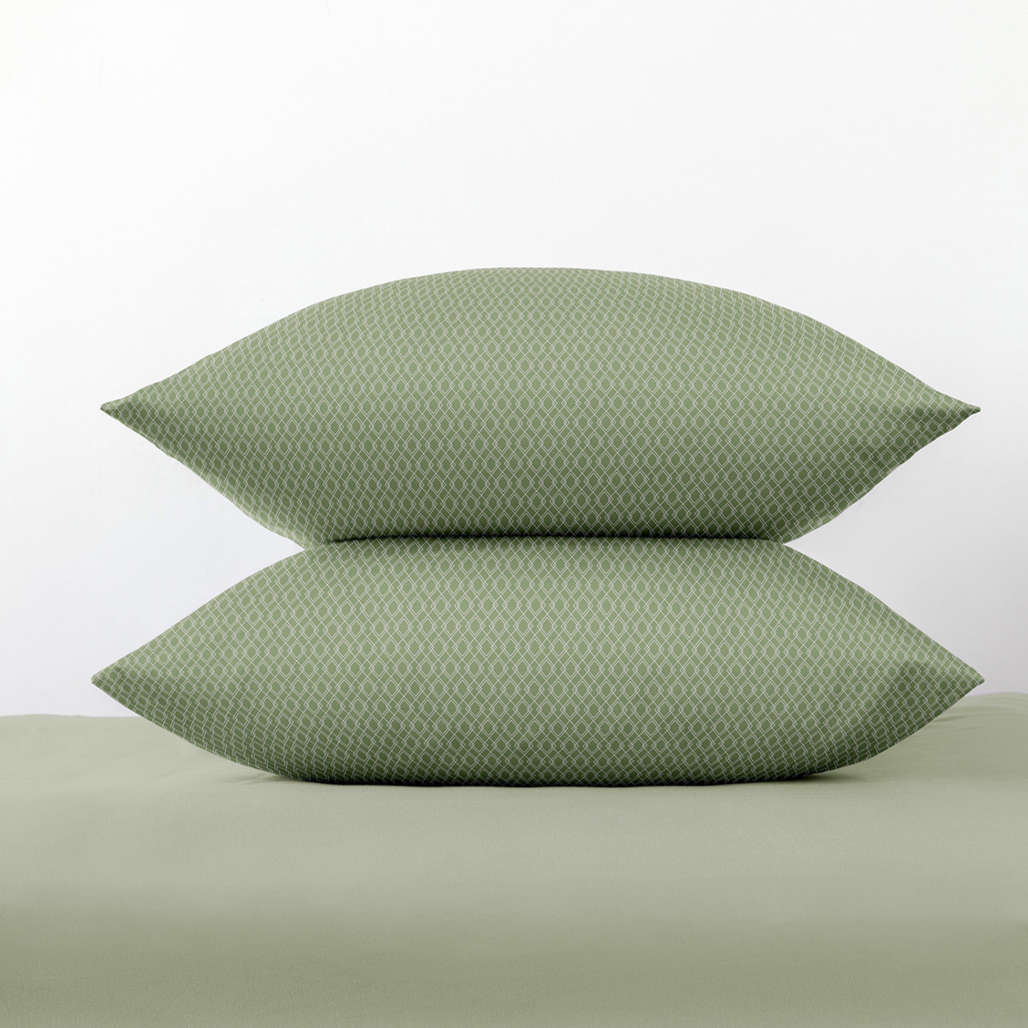 Комплект наволочек Зеленое яблоко/Green apple - фото № 2