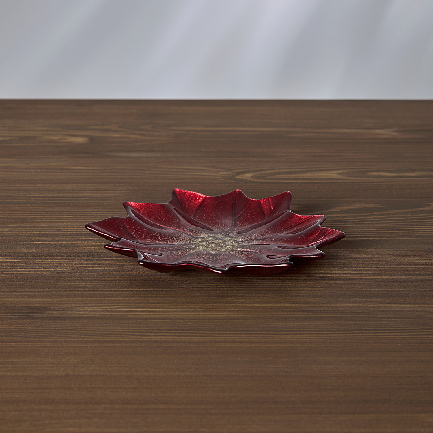 Блюдо декоративное Пуансеттия/Poinsettia - фото № 3