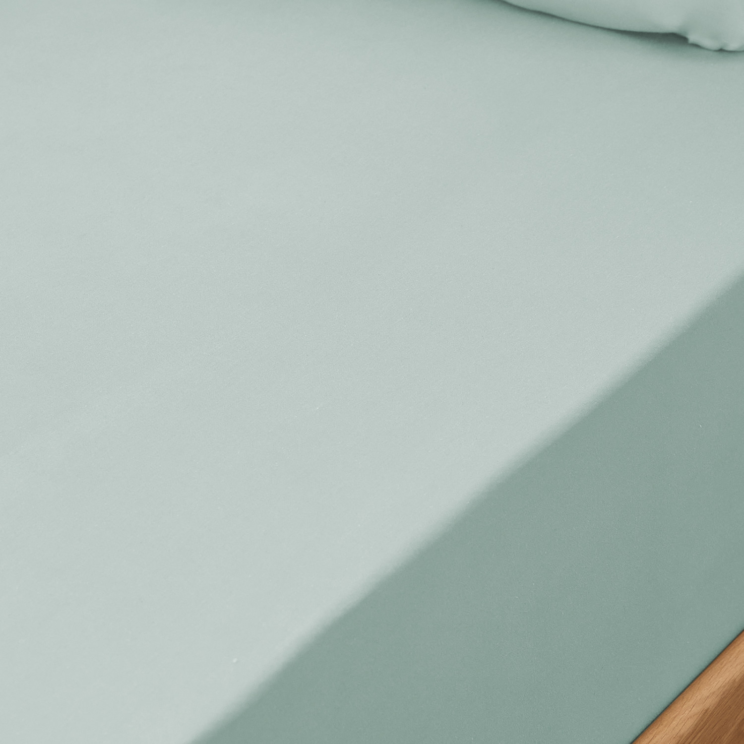 Простыня Light teal перкаль - фото № 2
