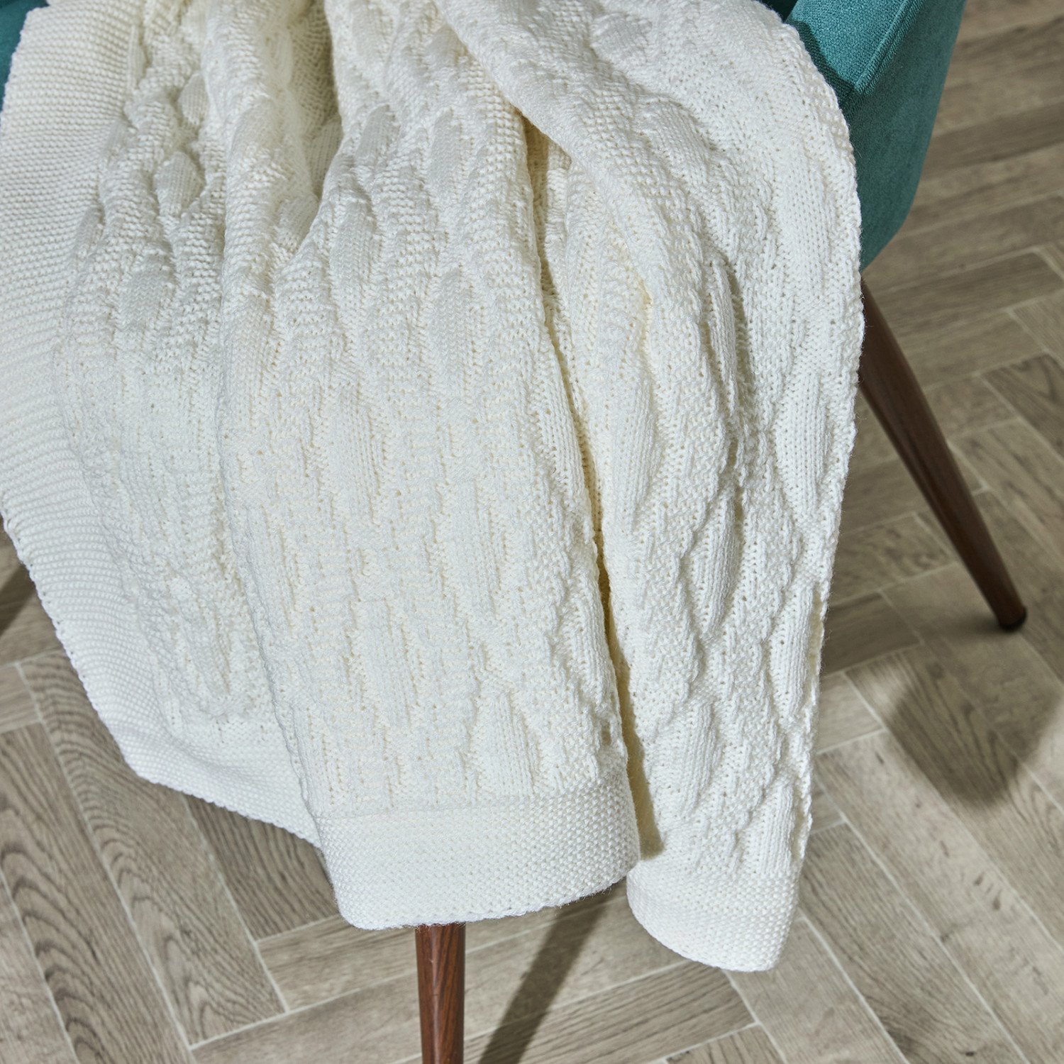 Плед Osimo, экрю - фото № 2