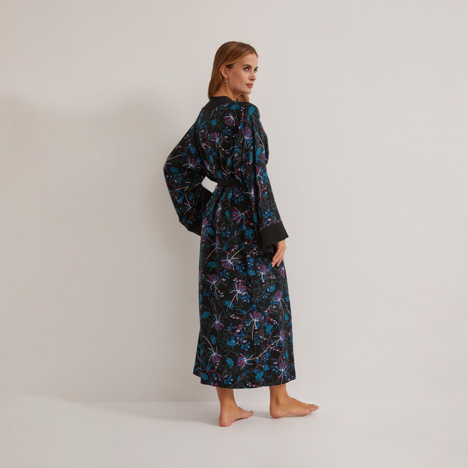 Халат Ночной сад/Night Garden - фото № 5