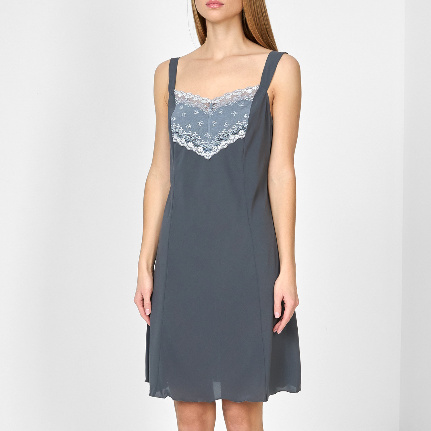 Сорочка Alisma, серая - фото № 3