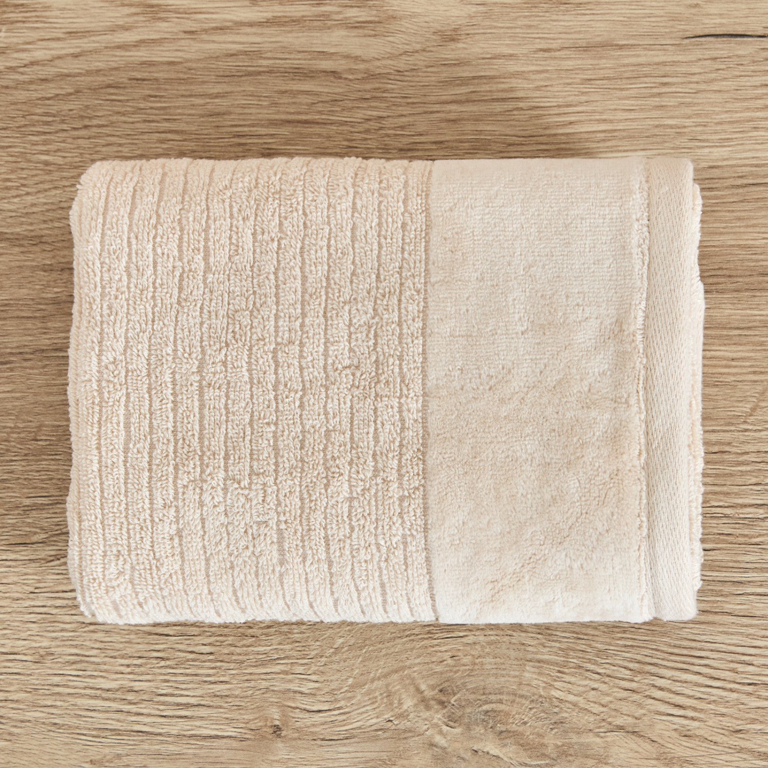 Полотенце махровое Винченца/Vincenza, бежевое I - фото № 4