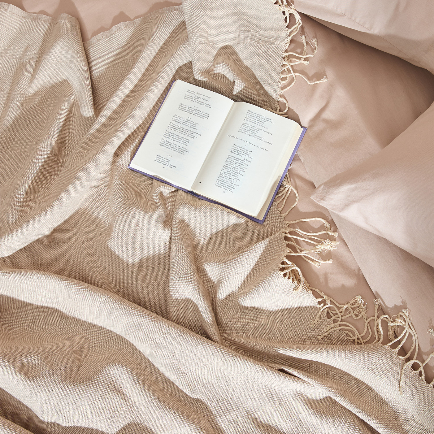 Плед Саманта/Samantha, бежевый - фото № 4