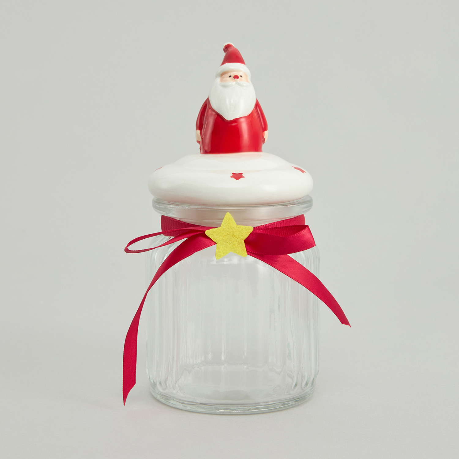 Емкость для хранения Рождественский джем/Christmas jam, дед мороз - фото № 9