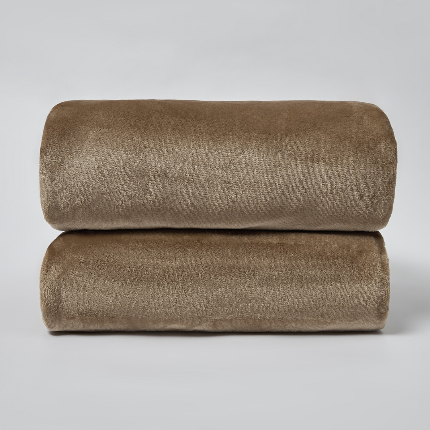 Плед Сверхмягкий/Supersoft, коричневый