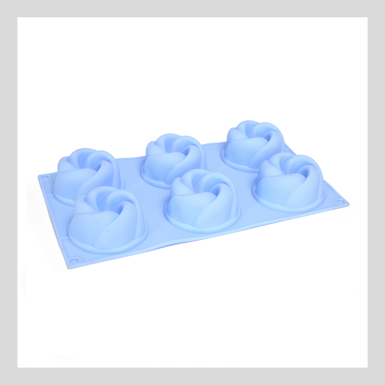 Форма для выпечки Aroma of flowers, голубая - фото № 4