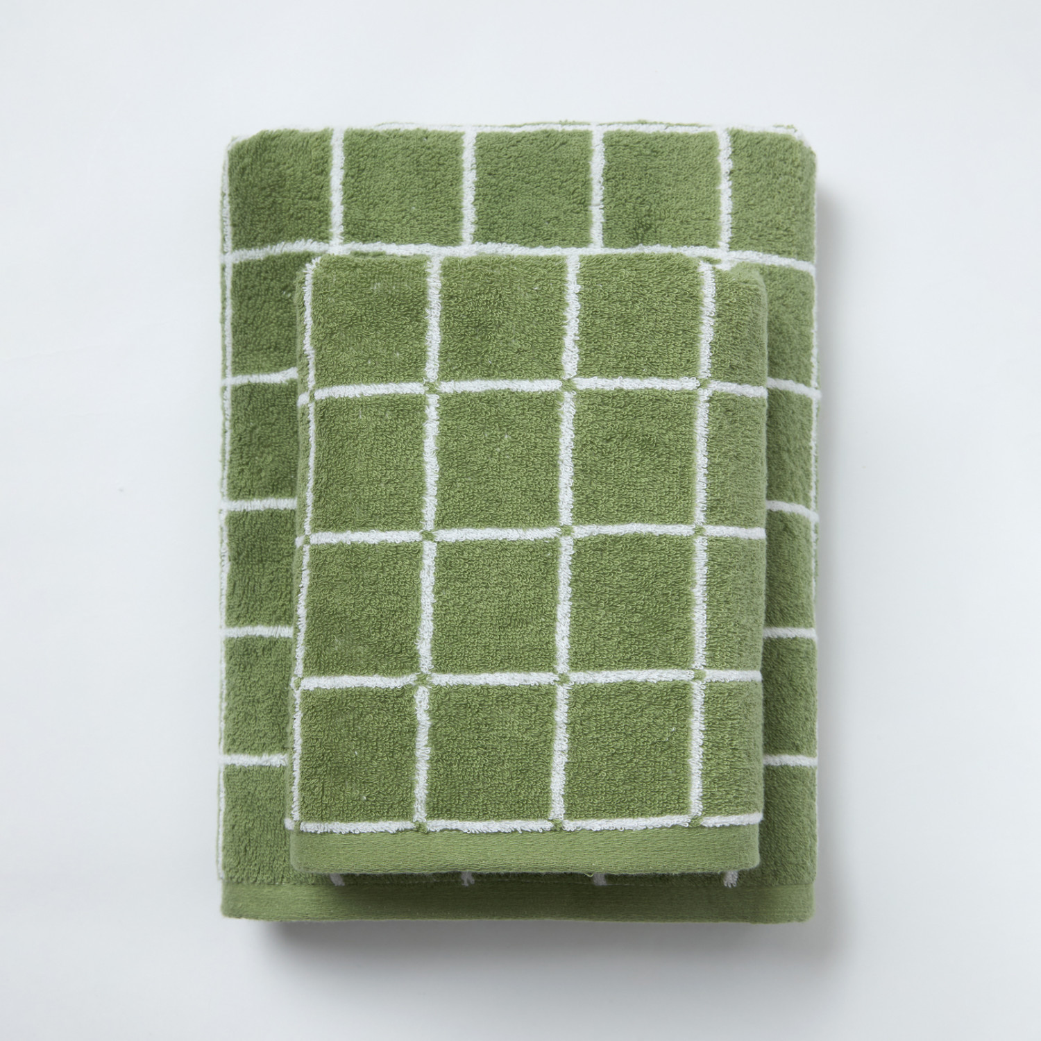 Комплект махровых полотенец Большая клетка/Gabbia larga I - фото № 5
