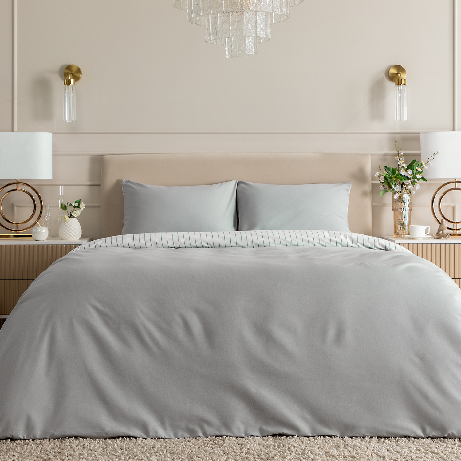 Постельное белье Fog stripe - фото № 3