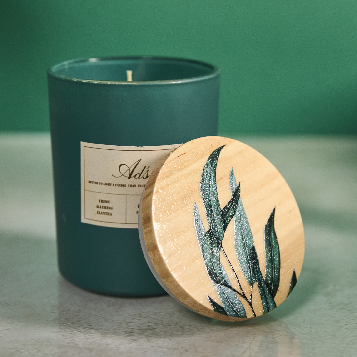 Свеча ароматическая Basil & neroli - фото № 3