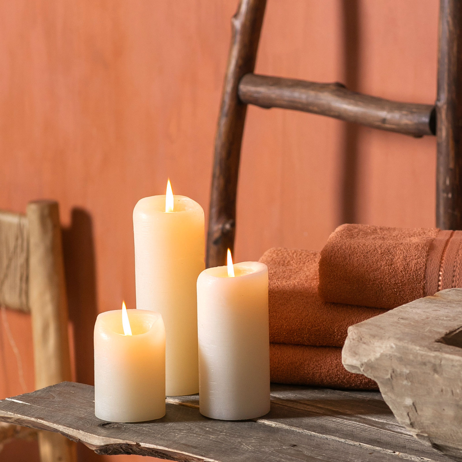 Свеча Fiamma классическая, слоновая кость I - фото № 6