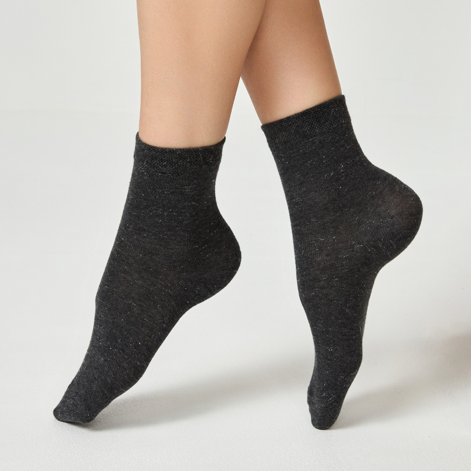 Носки Cozy Home, серый/зеленый - фото № 2