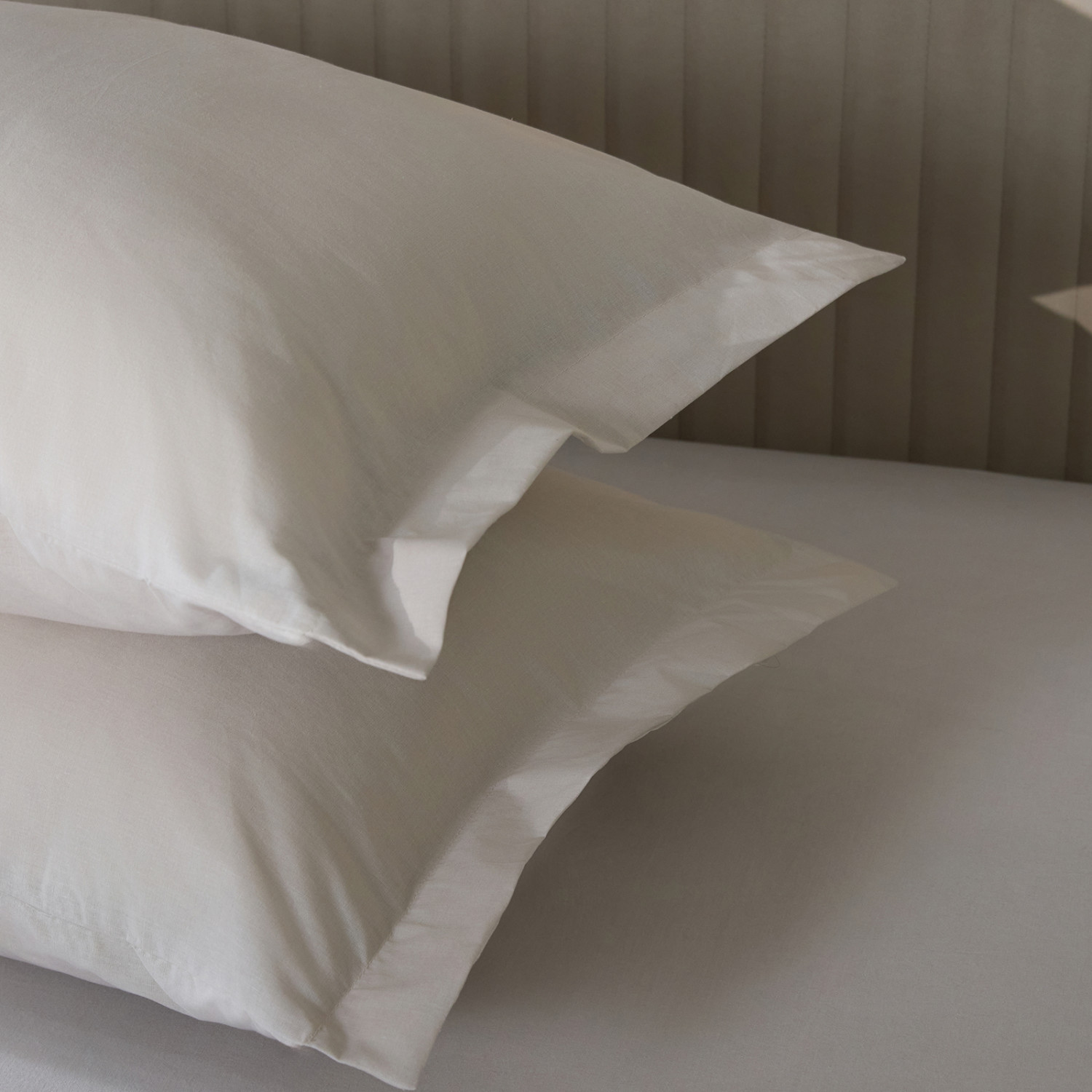 Комплект наволочек Грация (светлый) с ушками - фото № 3