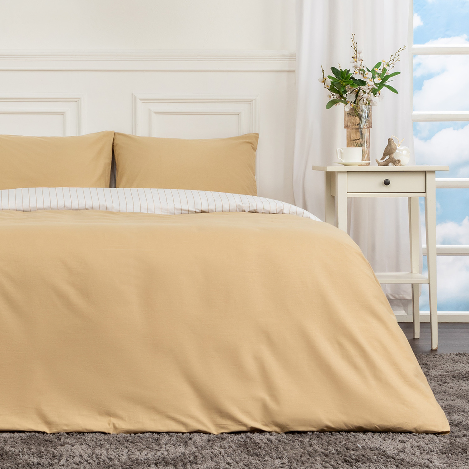 Постельное белье Amber stripe - фото № 2