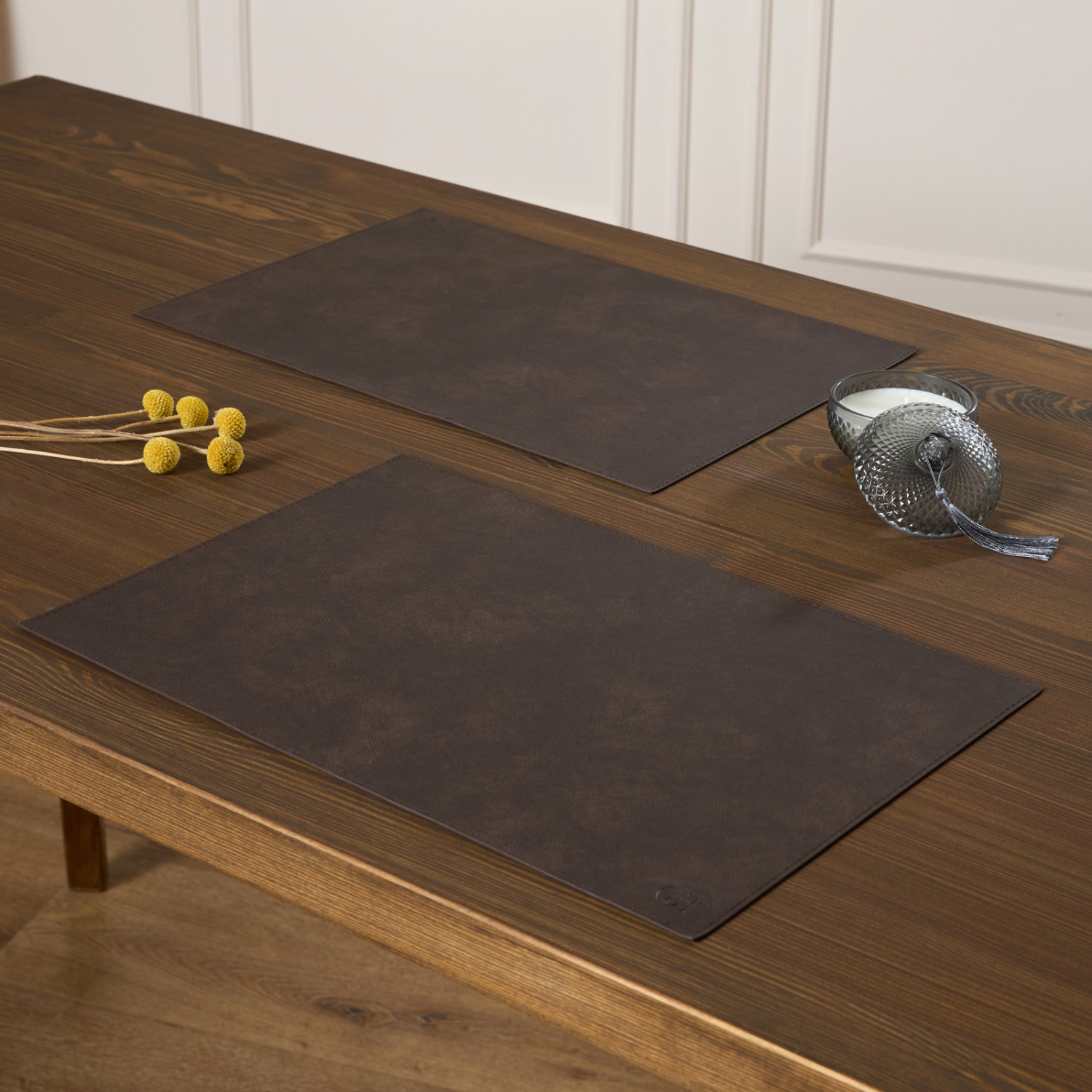 Набор плейсматов Ricky, коричневый