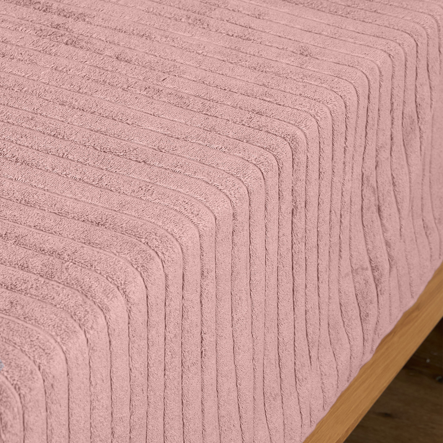 Простыня Страйп, розовая - фото № 3