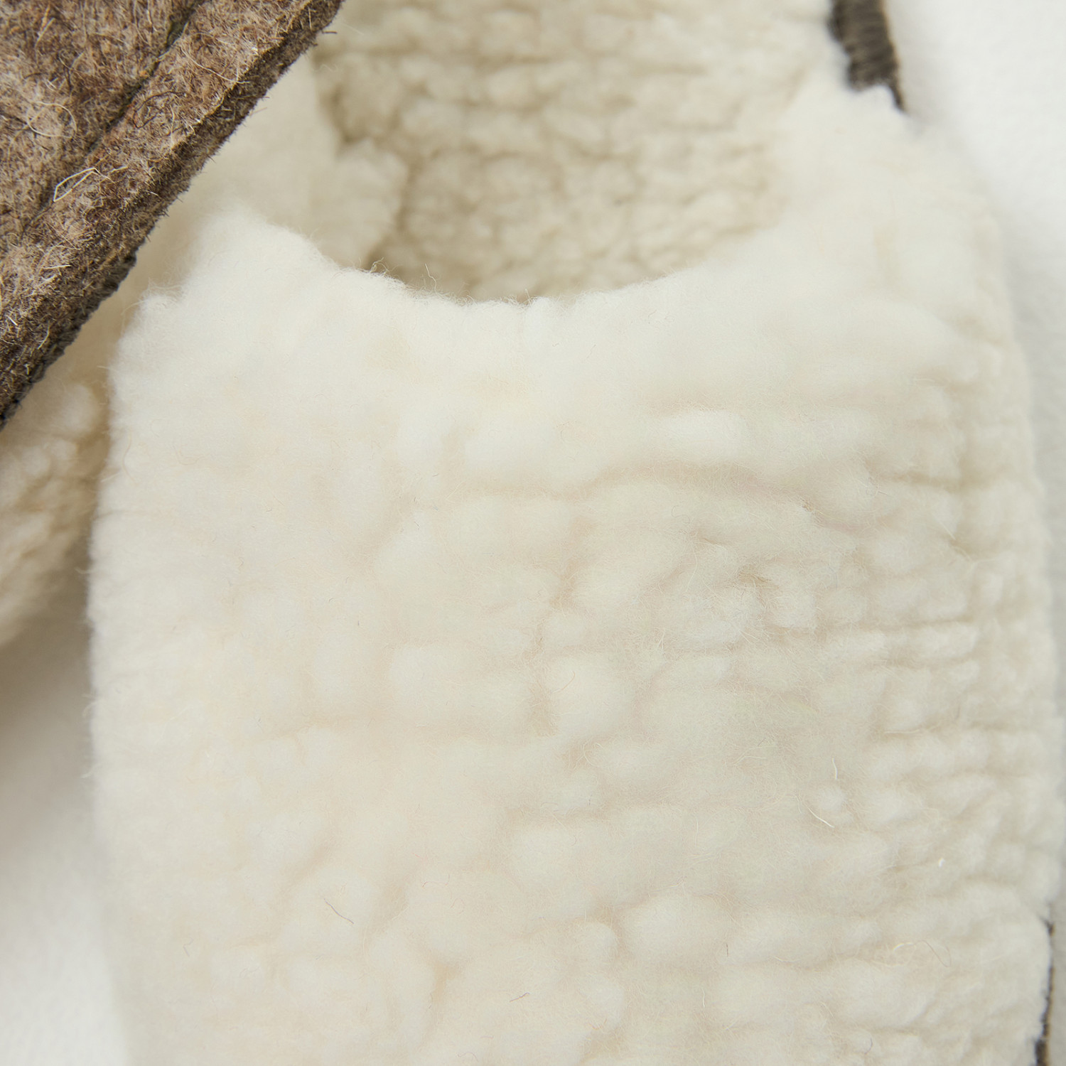 Тапочки шерстяные белые - фото № 4