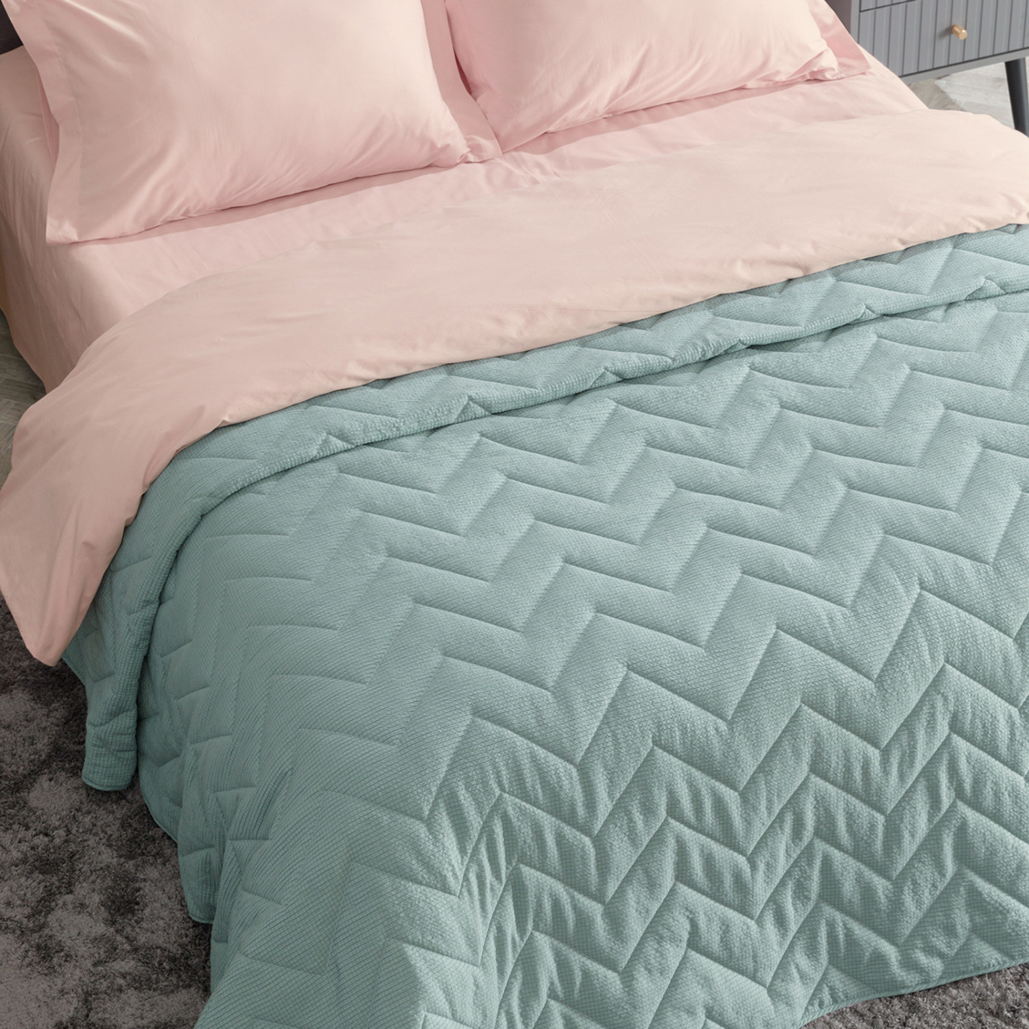 Покрывало Onde, зеленое - фото № 7