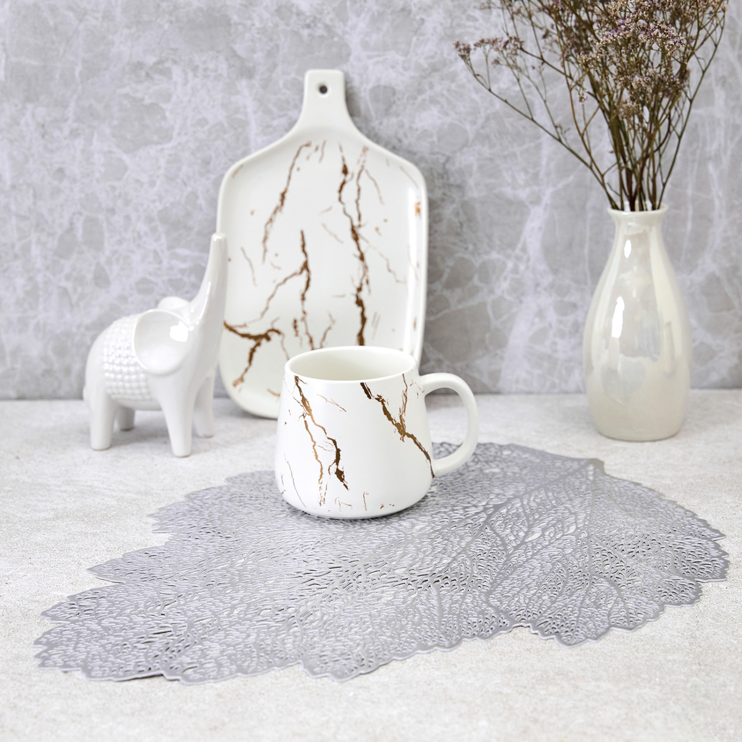 Плейсмат Silver leaf - фото № 2