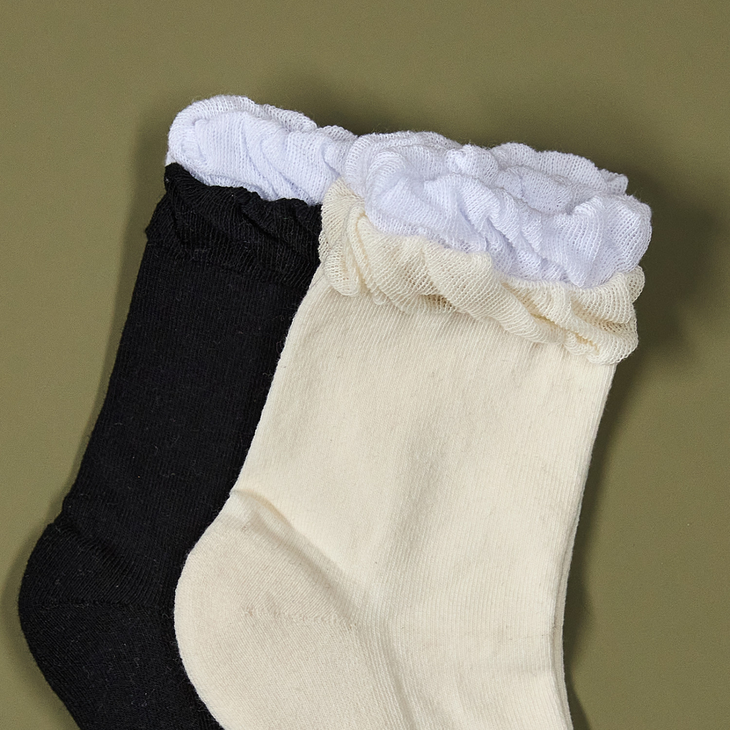 Носки Черная магия, черный/бежевый - фото № 6