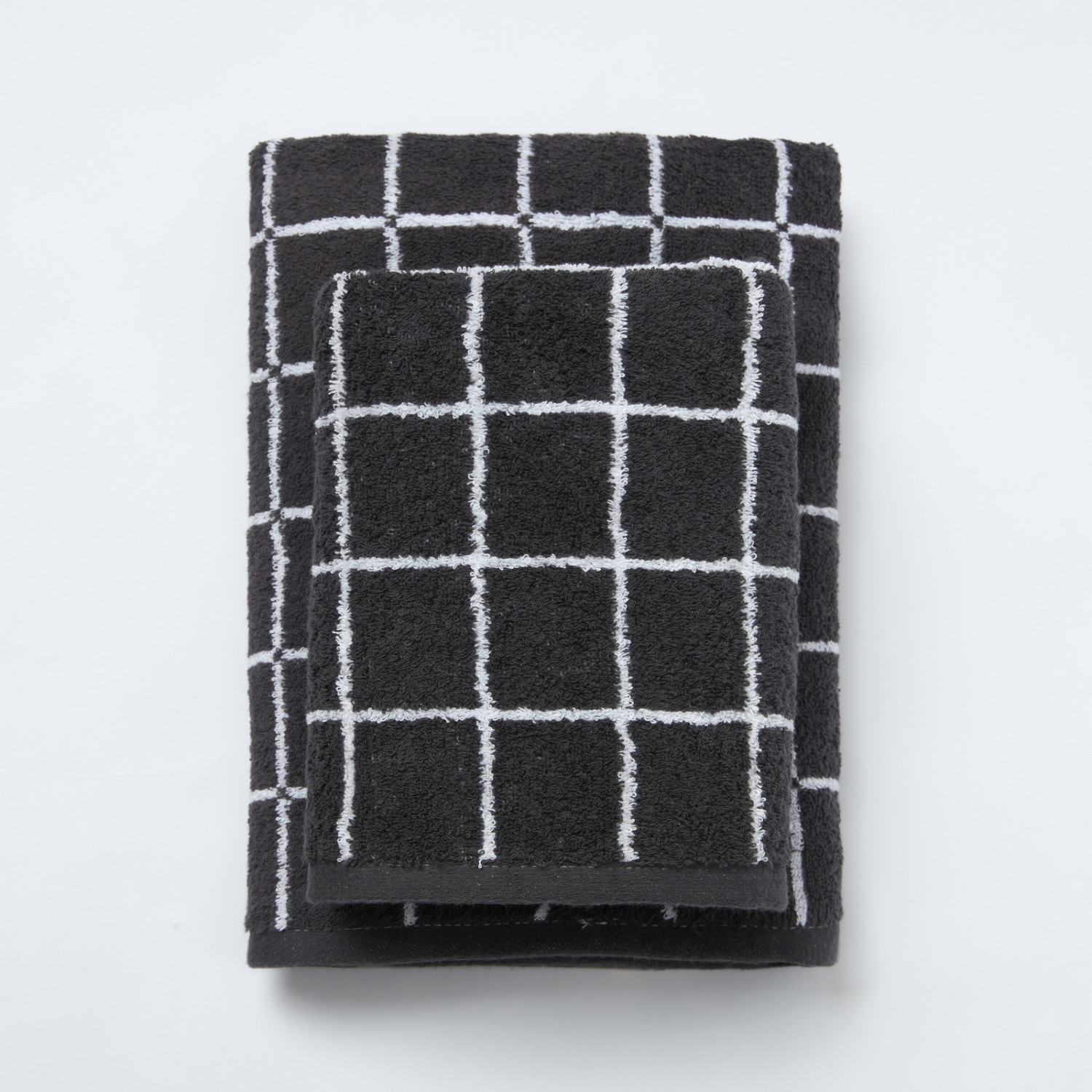 Комплект махровых полотенец Большая клетка/Gabbia larga II - фото № 3