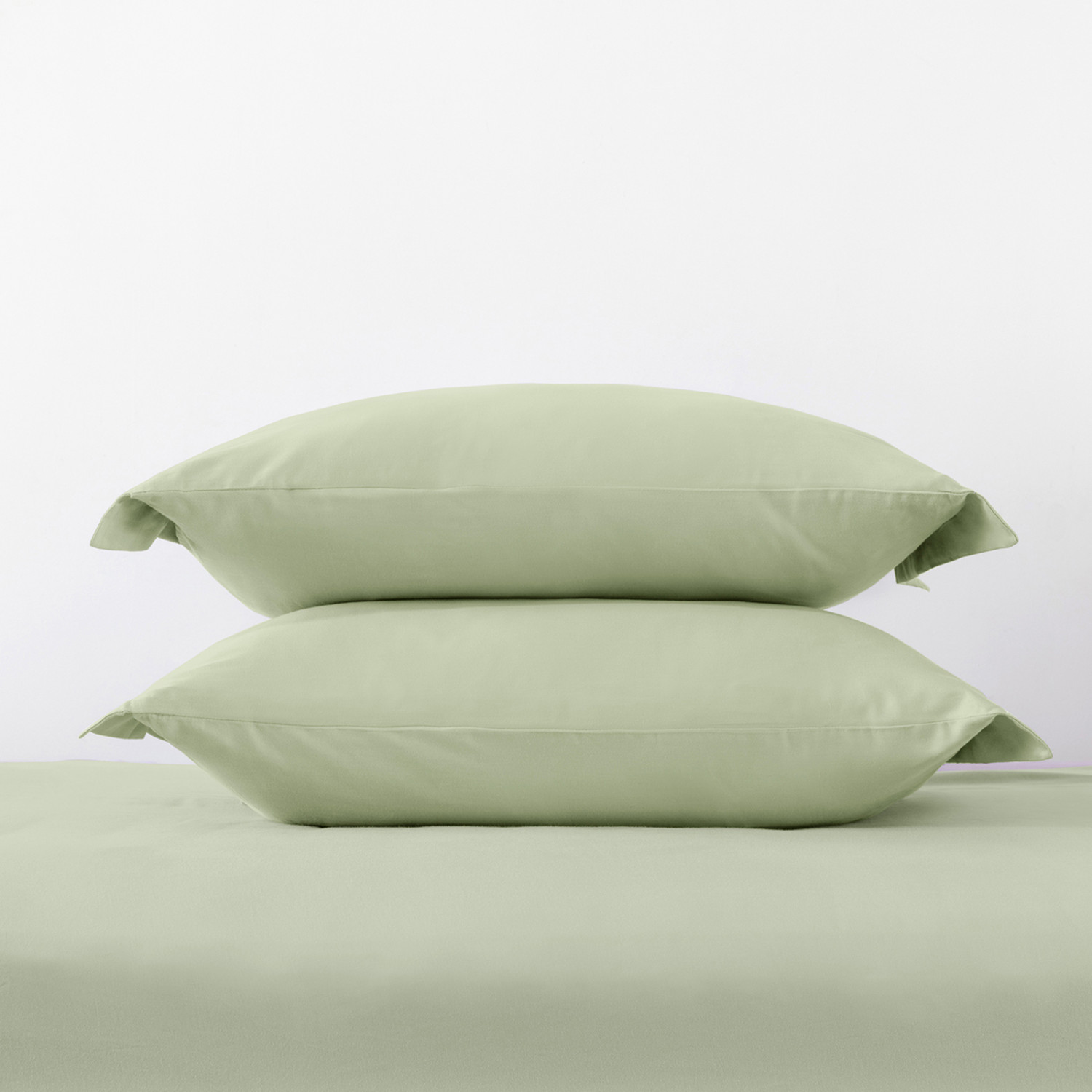Комплект наволочек Зеленый/Verde с ушками - фото № 2