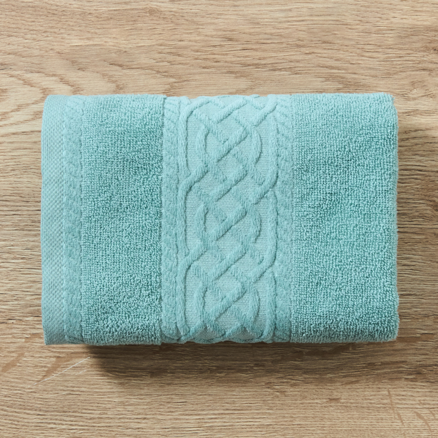 Полотенце махровое Констанца/Costanza, бирюза - фото № 4